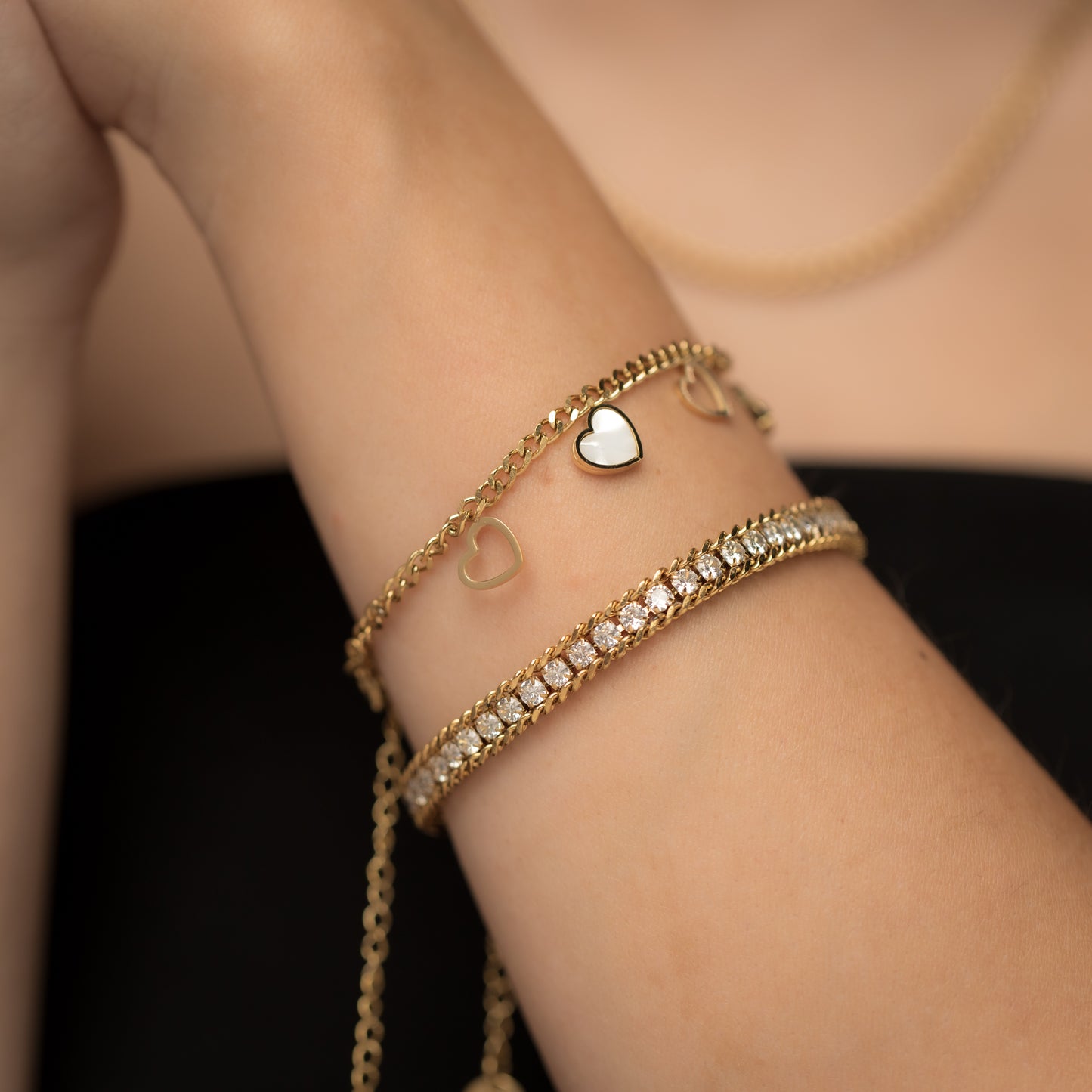 Hearts in the Sky Bracelet