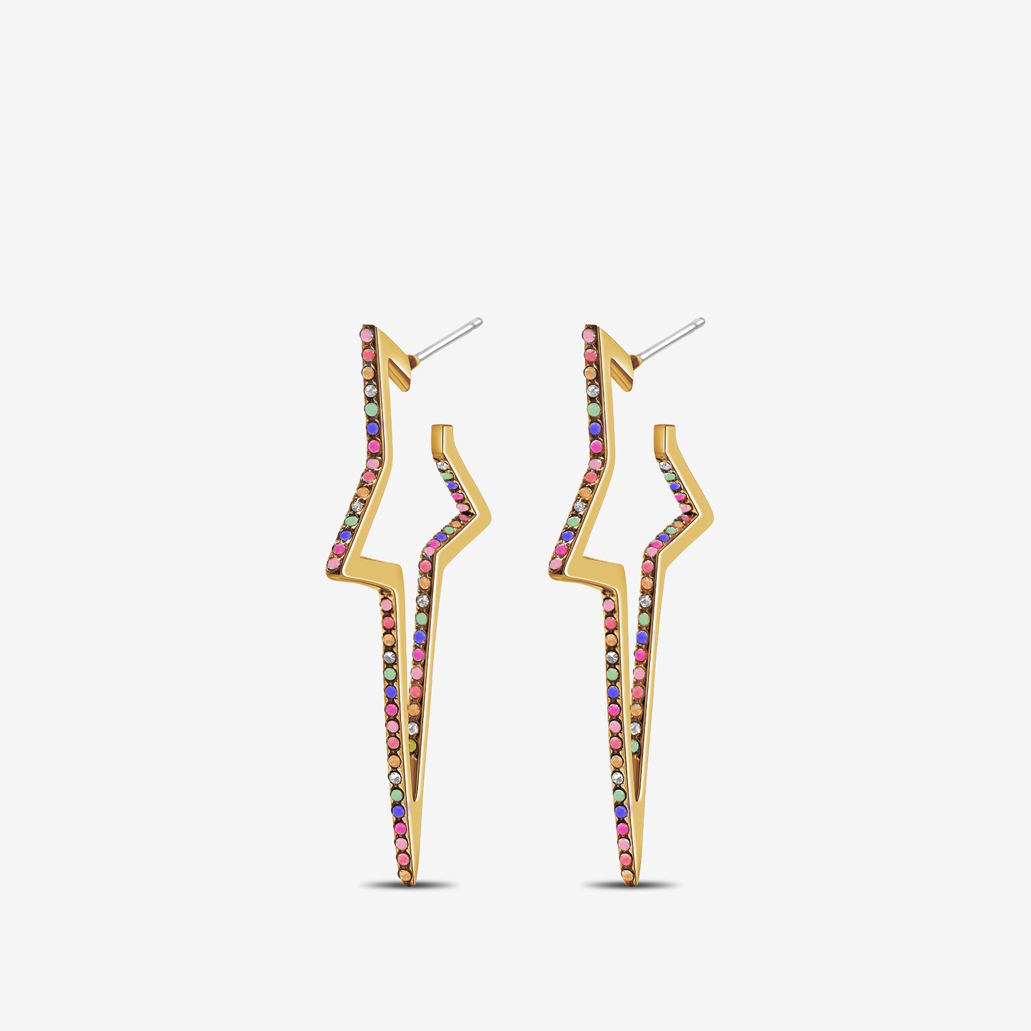 Katrin Z. Shining Star Örhänge med rainbow kristaller