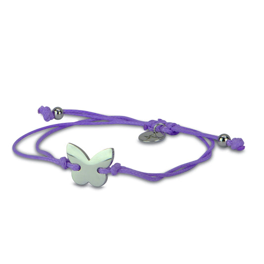 Allergivänligt armband Fantasy Purple Butterfly Armband 
