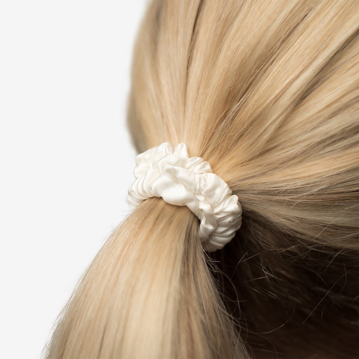 3 pcs Mulberry Silk Scrunchie Small