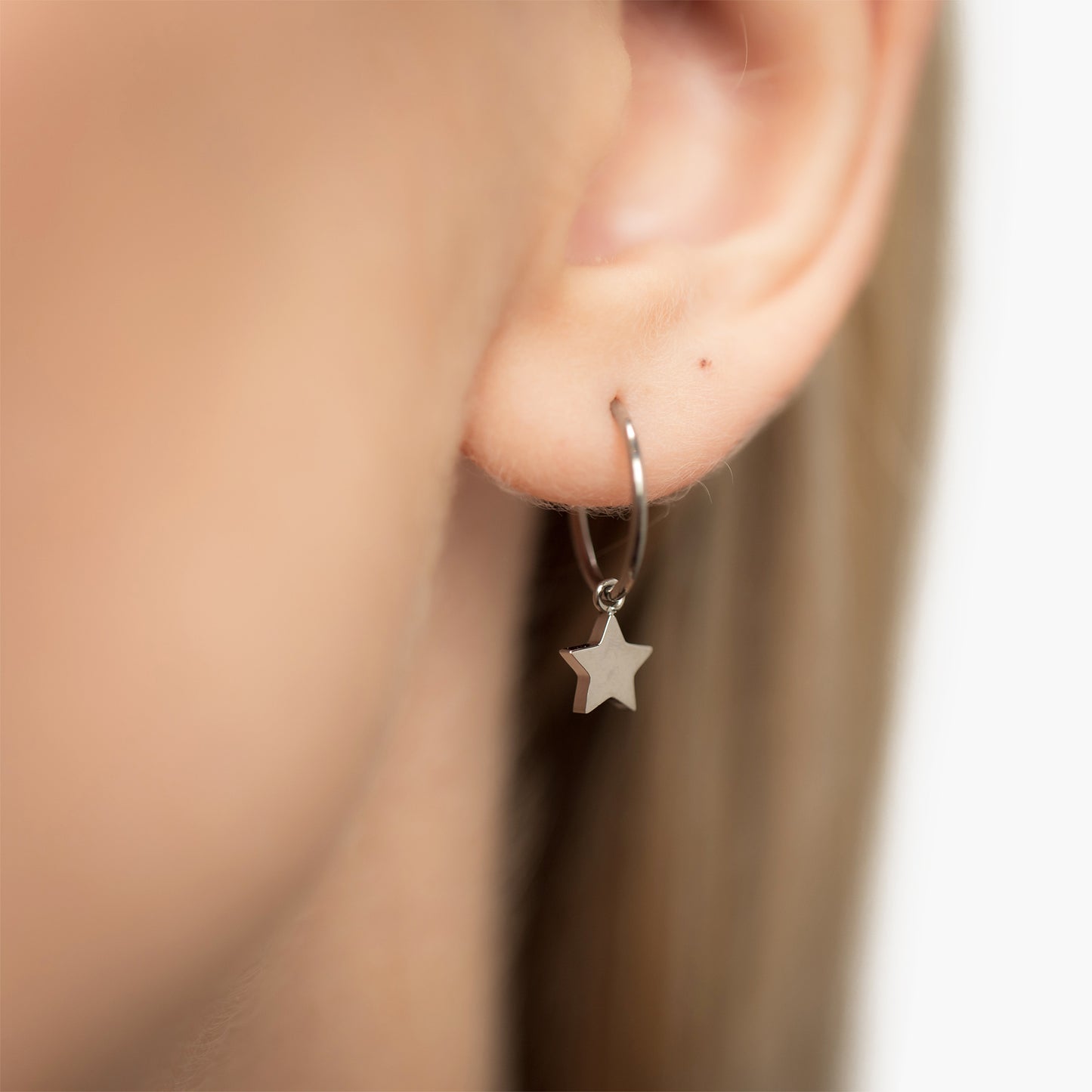 Fantasy Star Evelyn Hoop Earrings