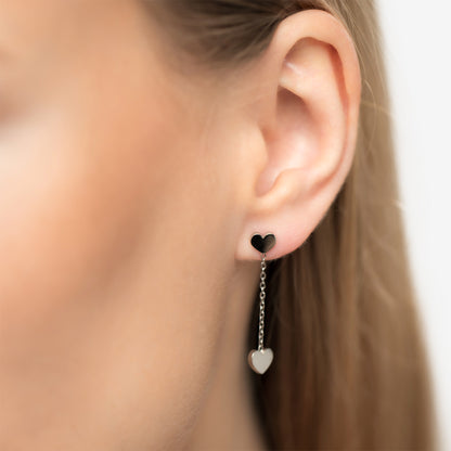 Classic Heart Necklace & Earring Set