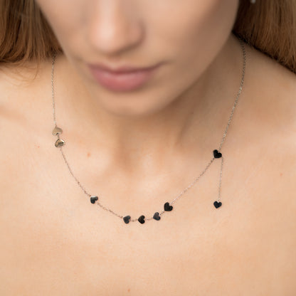 Classic Heart Necklace & Earring Set