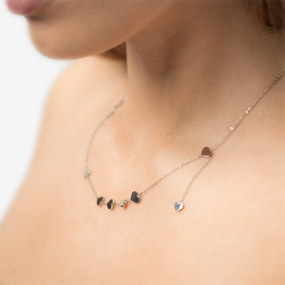 Classic Heart Necklace & Earring Set