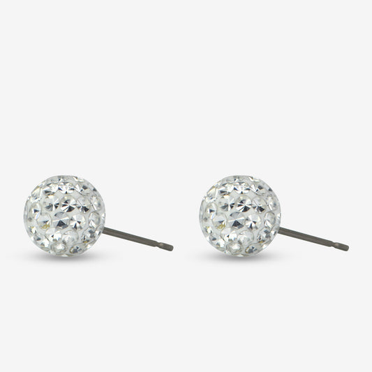 Classic Disco Ball 8mm Earrings