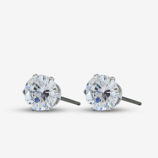 Classic Round Stud Earrings