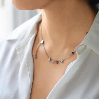 Classic Heart Necklace & Earring Set