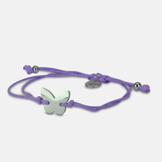 Pulsera Fantasía Mariposa Morada