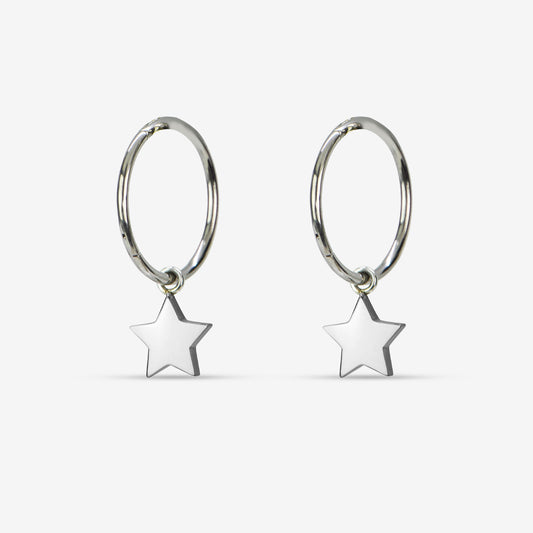 Fantasy Star Evelyn Hoop Earrings