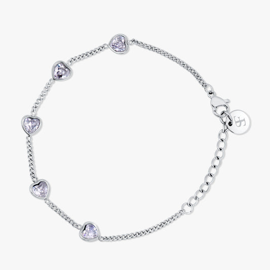 Heart Of Crystals Bracelet