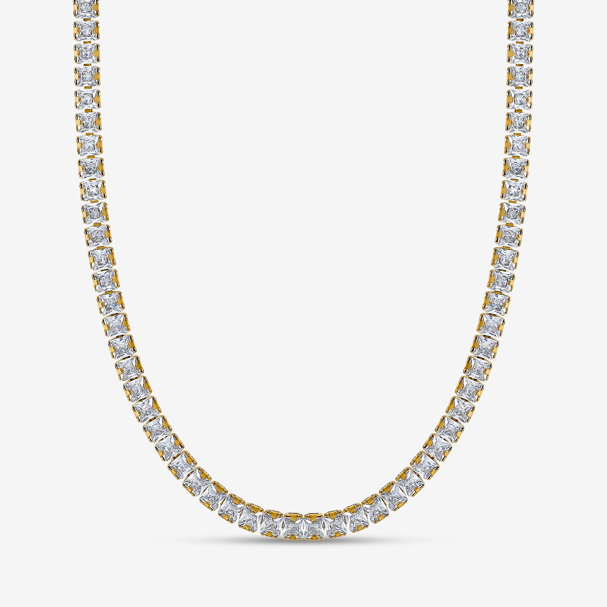 Halsband i guld förstorad bild – Sofia Tennis Halsband