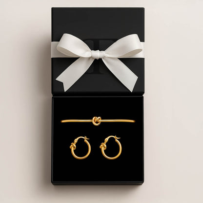 Knot & Hoop Set