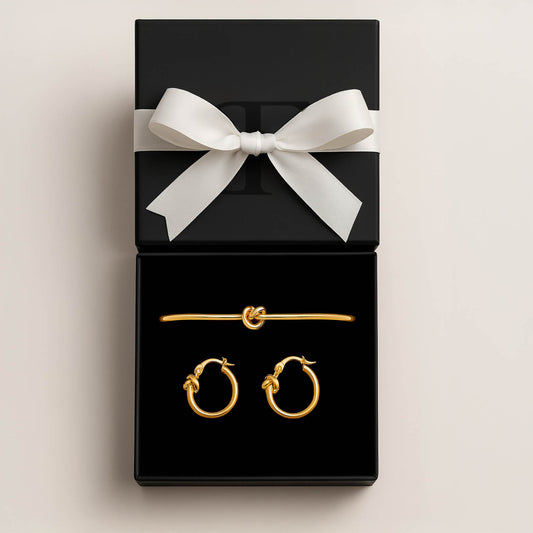 Knot & Hoop Set