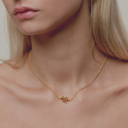 Collar de nudo de mejor amigo