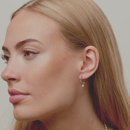 Classic Disco Ball Evelyn Hoop Örhängen