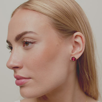 Edge Screw Nut Örhängen