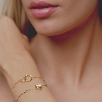 Lovely Heart Armband