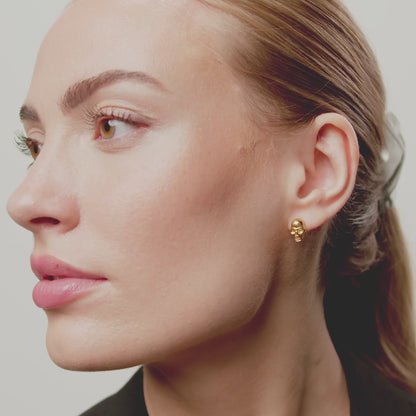 Edge Skull Örhängen