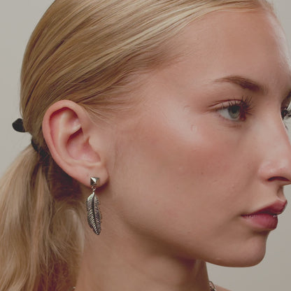 Edge Feather Örhängen