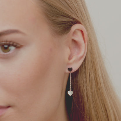 Classic Heart Necklace & Earring Set