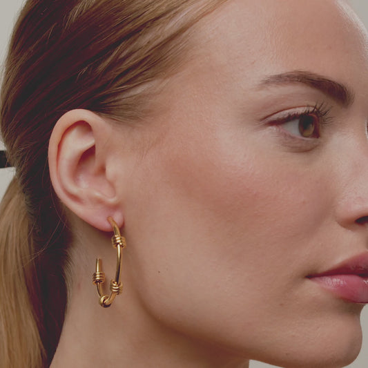 Edge  Barbed Wire Bangle Örhängen