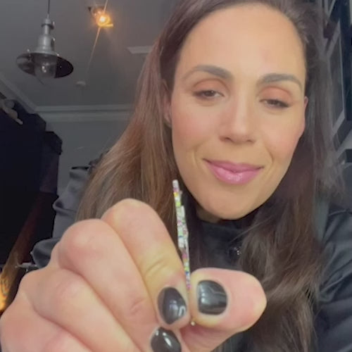 Allergivänliga örhängen Katrin Z. Shining Star Örhänge med rainbow kristaller 